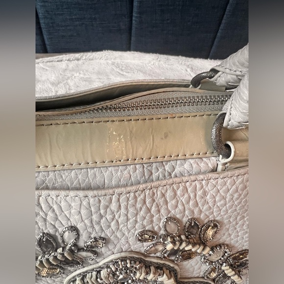 BRIGHTON RARE  SNAKE EMBOSSED
SHOULDER BAG - Picture 6 of 11